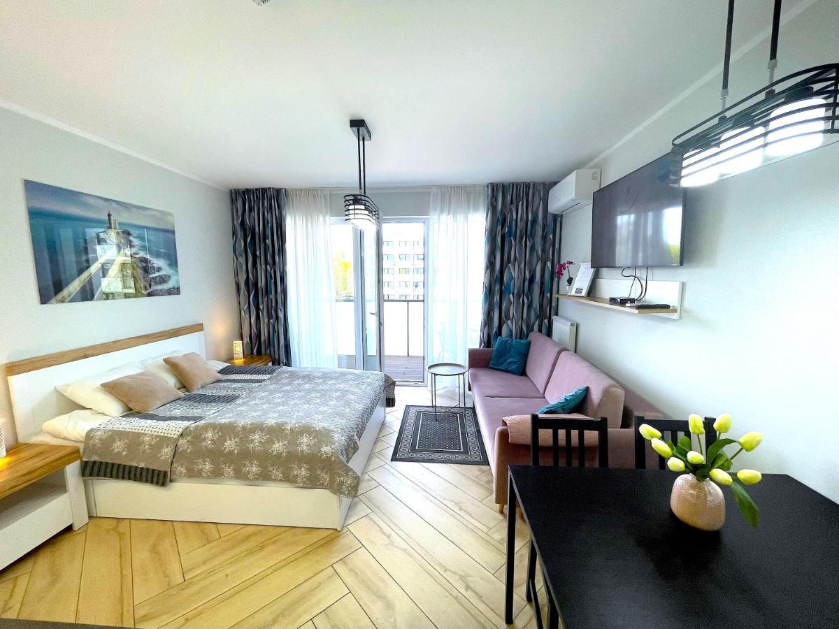Apartment Superior Baltic With Terrace - Pool, Saunas, Jacuzzi, Fitness, Salzgrotte Kolobrzeg